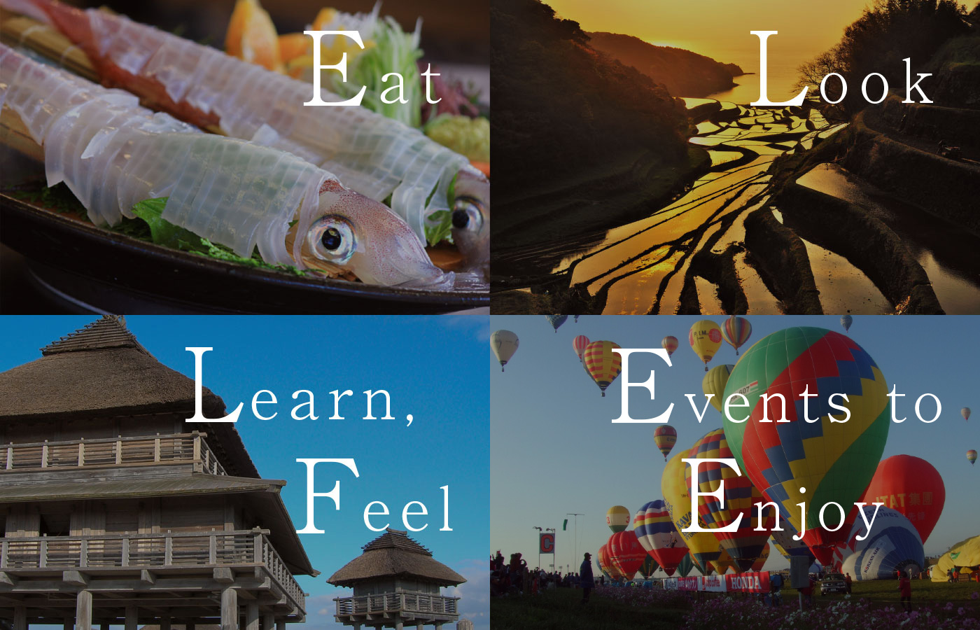 Eat.・Look・Learn, Feel・Events to Enjoy